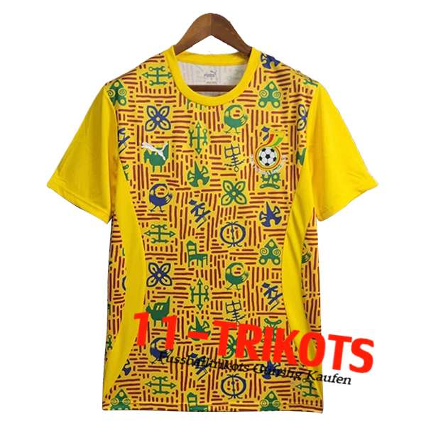 Ghana Trainingstrikot Gelb 2025/2026