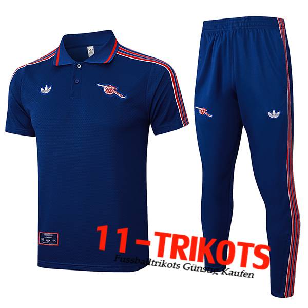 Arsenal Poloshirt Blau/Rot 2025/2026