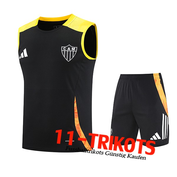 Atletico Mineiro Trainings-Tanktop Schwarz/Gelb/Orange 2025/2026