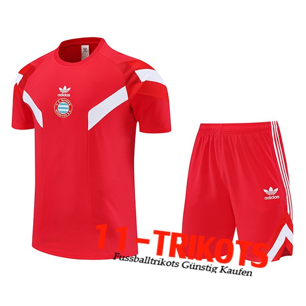 Bayern Munchen Trainingstrikot Rot/Weiß 2025/2026 -02