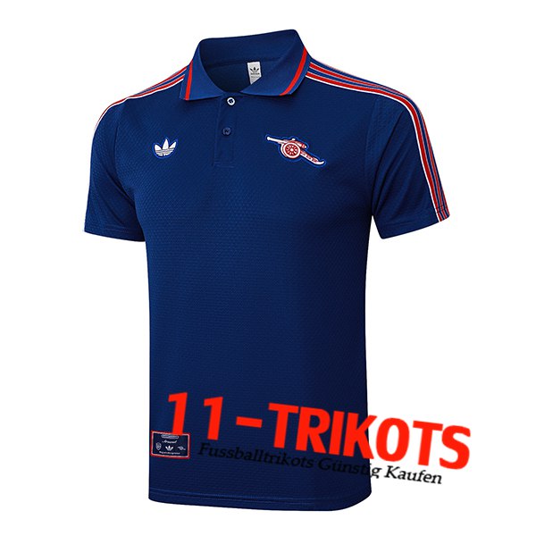 Arsenal Poloshirt Blau/Rot 2025/2026