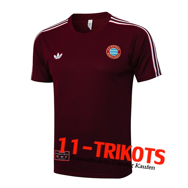 Bayern Munchen Trainingstrikot Rot/Weiß 2025/2026 -03