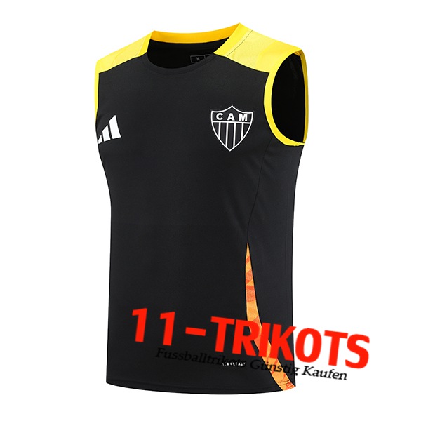 Atletico Mineiro Trainings-Tanktop Schwarz/Gelb/Orange 2025/2026