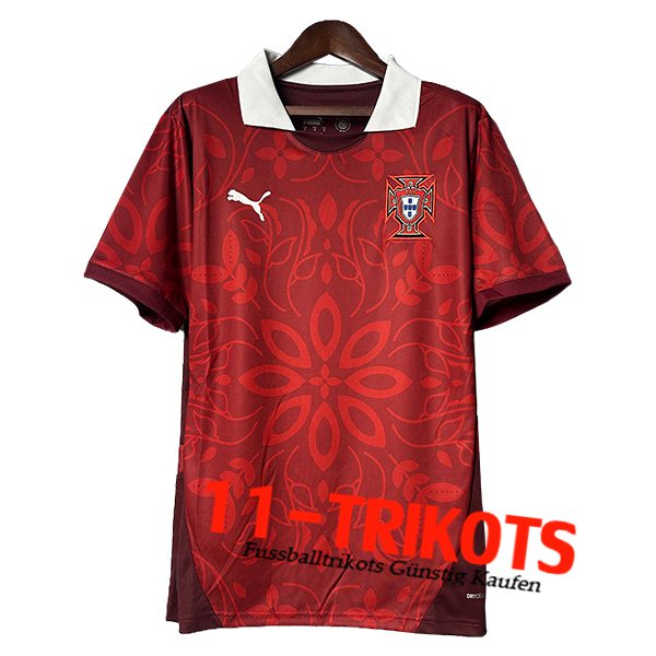 Portugal Trainingstrikot Rot/Weiß 2025/2026