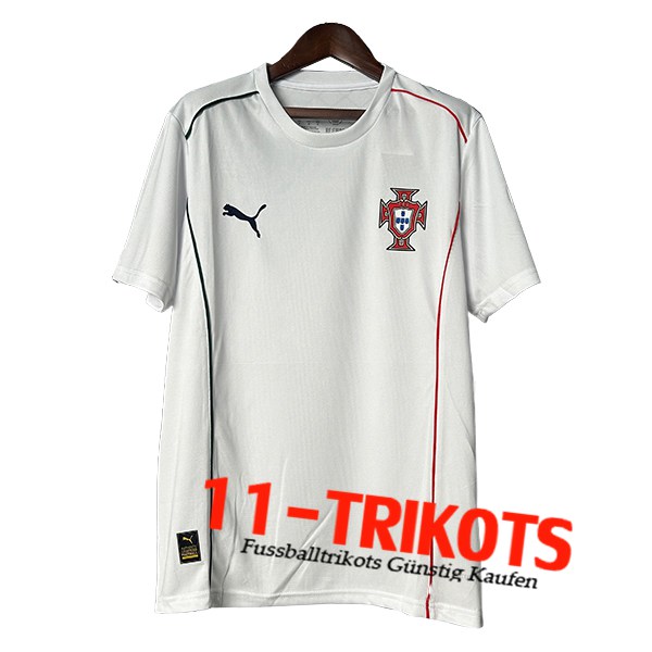Portugal Trainingstrikot Weiß/Schwarz/Rot 2025/2026