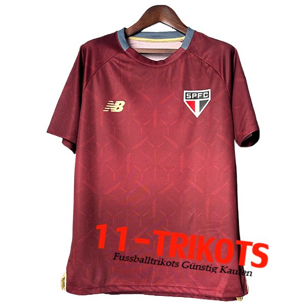 Sao Paulo FC Trainingstrikot Rot 2025/2026 -02