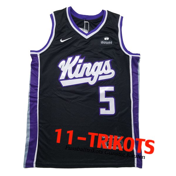 Sacramento Kings Trikot (FOX #5) 2025/26 Schwarz/lila