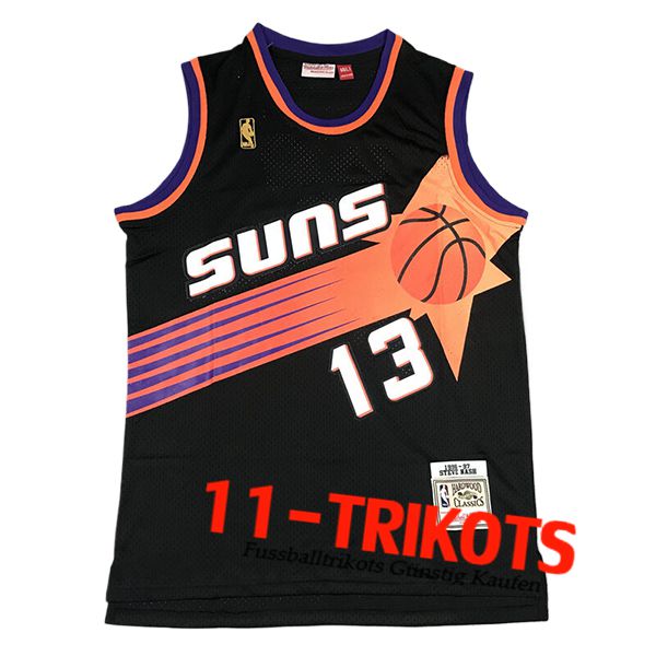 Phoenix Suns Trikot (NASH #13) 2025/26 Schwarz/Orange
