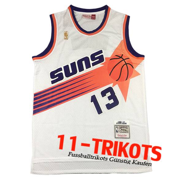 Phoenix Suns Trikot (NASH #13) 2025/26 Weiß/Orange