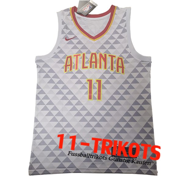 Atlanta Hawks Trikot (YOUNG #11) 2025/26 Weiß/Grau
