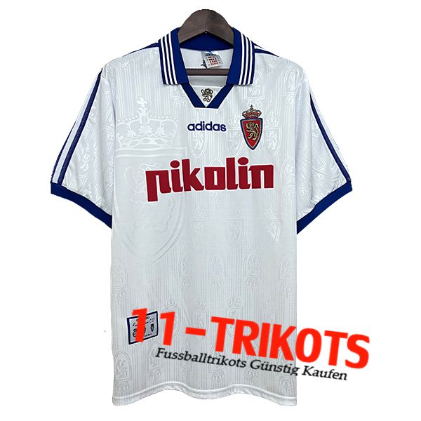 Real Zaragoza Retro Heimtrikot 1997/1998
