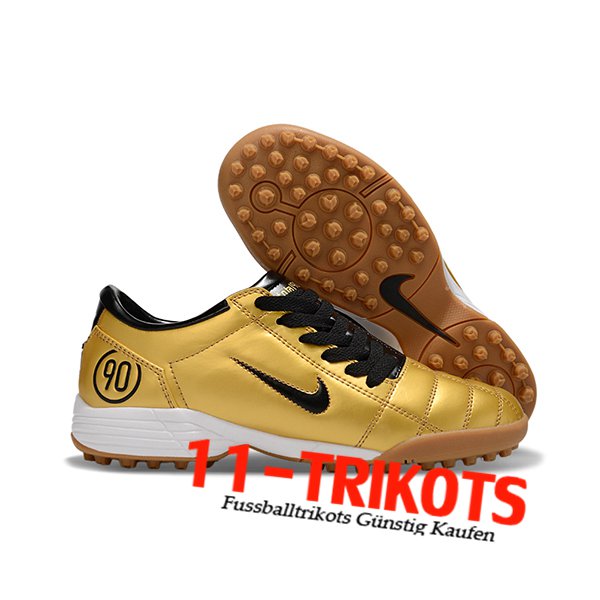 Nike Fussballschuhe T90 TF Gelb/Schwarz