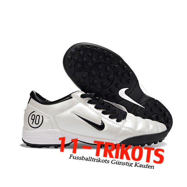 Nike Fussballschuhe T90 TF Grau/Schwarz