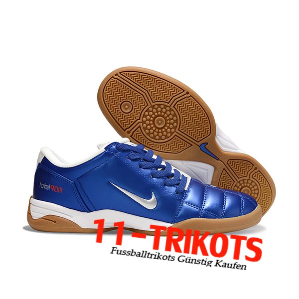 Nike Fussballschuhe T90 IC Blau/Grau