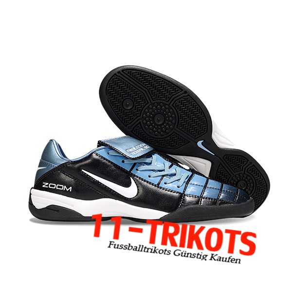 Nike Fussballschuhe T90 TF Schwarz/Blau