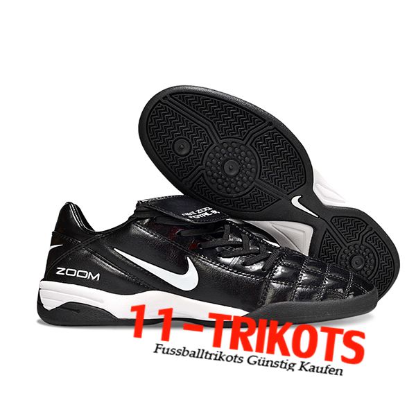 Nike Fussballschuhe T90 TF Schwarz/Weiß -03