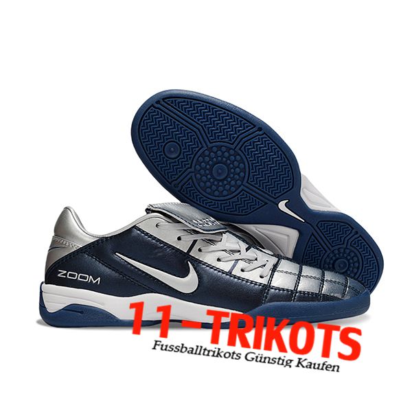 Nike Fussballschuhe T90 TF Grau/Blau