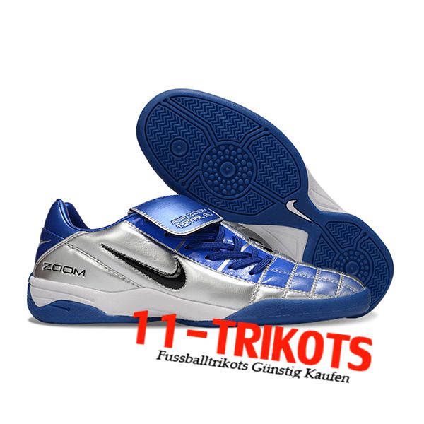 Nike Fussballschuhe T90 TF Blau/Grau