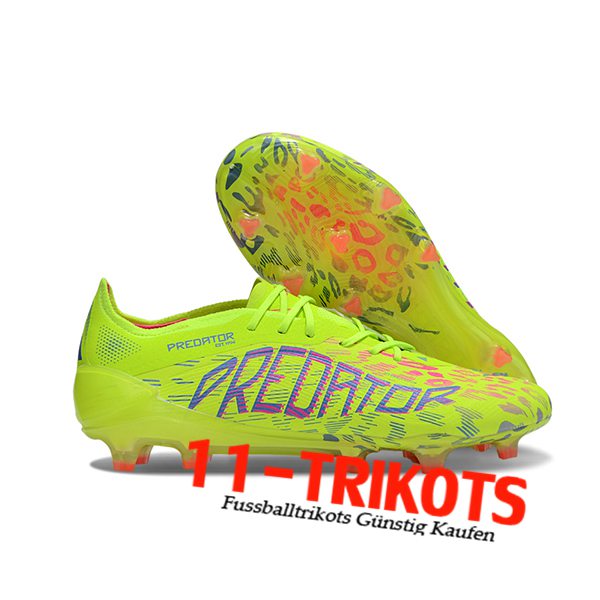 Adidas Fussballschuhe 25 Predator Elite FG Grün/lila