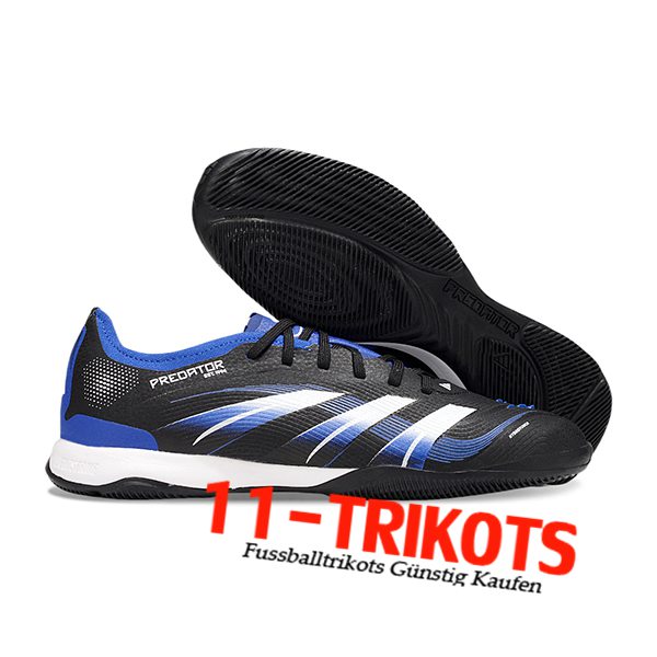 Adidas Fussballschuhe PREDATOR 25 ELITE IC BOOTS Schwarz/Blau/Weiß
