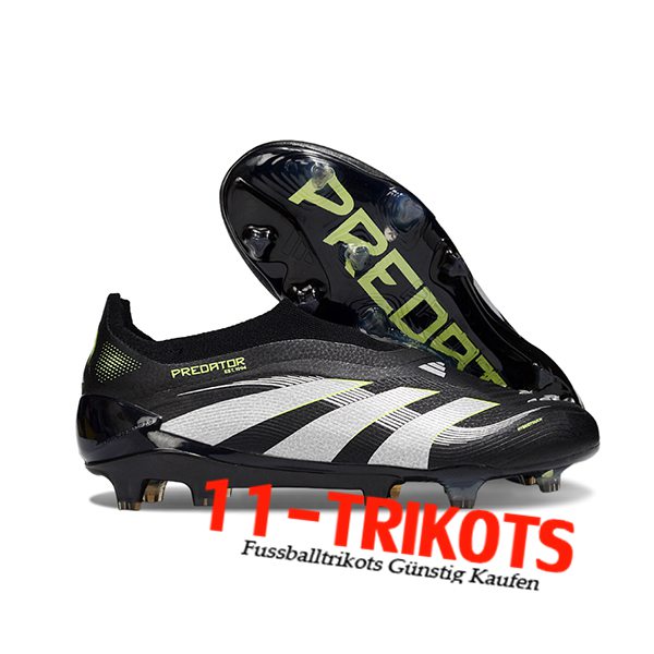 Adidas Fussballschuhe 25 Predator Elite LL FG Schwarz/Grau/Grün