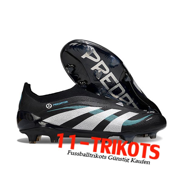 Adidas Fussballschuhe 25 Predator Elite LL FG Schwarz/Grau/Blau