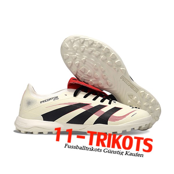 Adidas Fussballschuhe PREDATOR LEAGUE FT TURF Beige/Schwarz/Rot