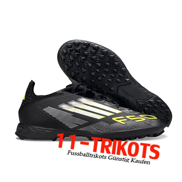 Adidas Fussballschuhe F50 PRO TF Schwarz/Weiß