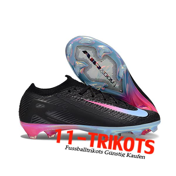 Nike Fussballschuhe AIR Zoom Mercurial Vapor 16 Elite XXV FG Schwarz/Rosa/Blau