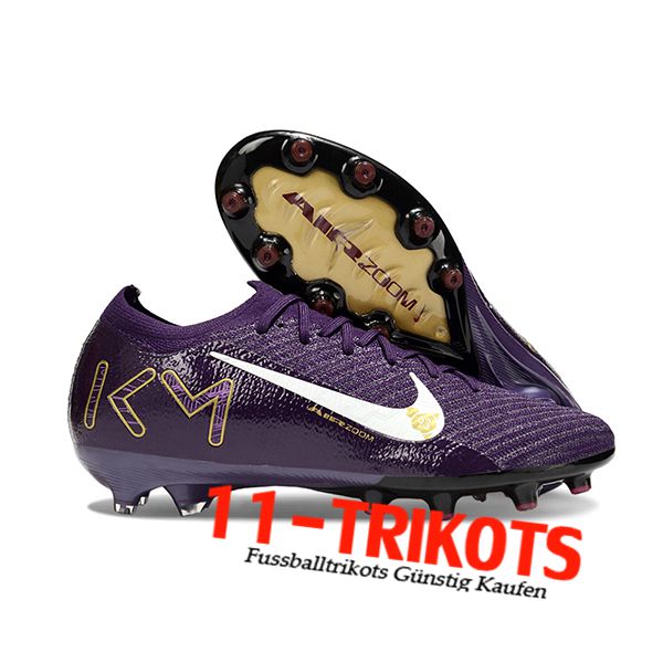 Nike Fussballschuhe AIR Zoom Mercurial Vapor 16 Elite XXV AG lila/Weiß/Gelb