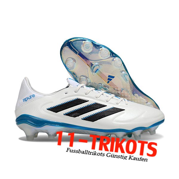 Copa Fussballschuhe PURE III ELITE FG Weiß/Blau/Schwarz
