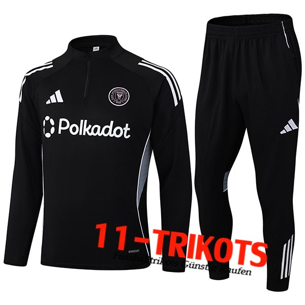 Inter Miami CF Trainingsanzug Foot Schwarz/Grau 2025/2026