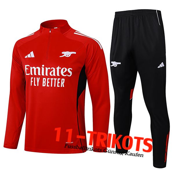 Arsenal Trainingsanzug Foot Rot/Schwarz/Weiß 2025/2026