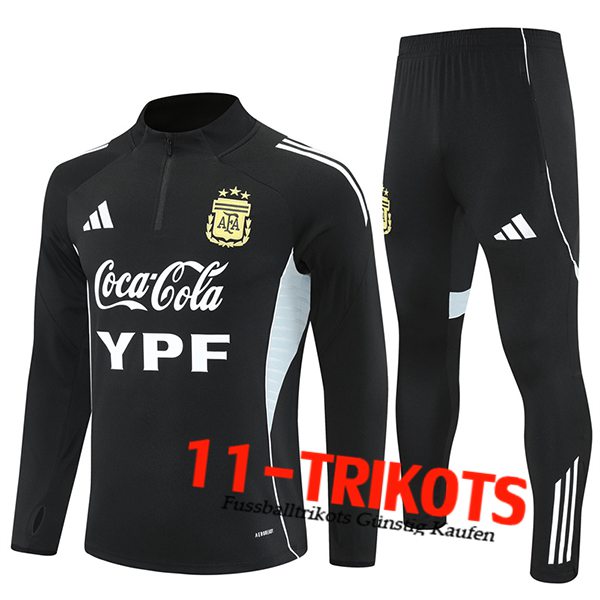 Argentinien Trainingsanzug Schwarz 2025/2026
