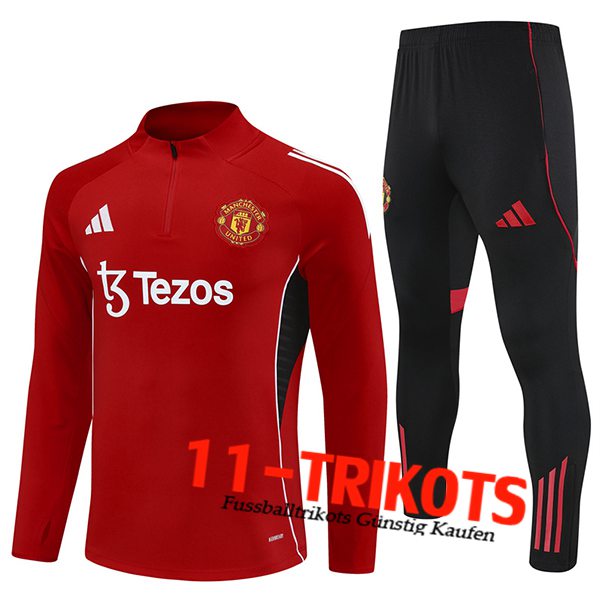 Manchester United Trainingsanzug Rot 2025/2026