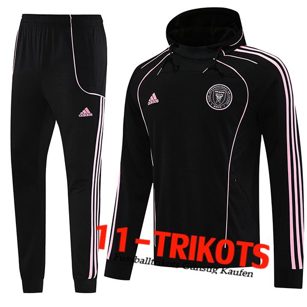 Inter Miami CF Trainingsanzug Mit Kapuze Schwarz/Rosa 2025/2026