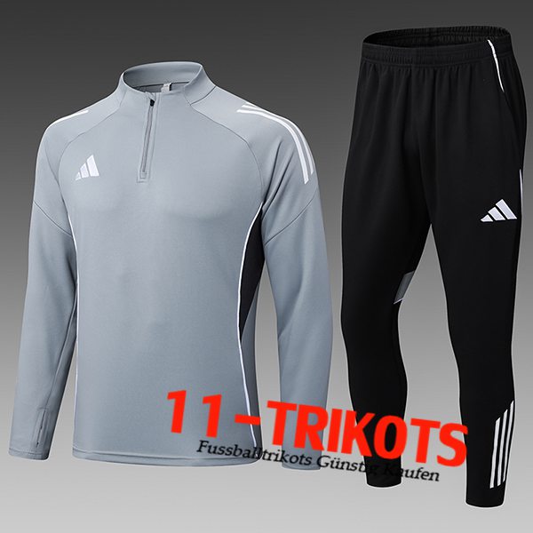 Adidas Trainingsanzug Foot Kinder Grau/Schwarz 2025/2026