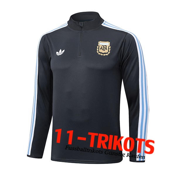 Argentinien Training Sweatshirt Dunkelgrau 2025/2026