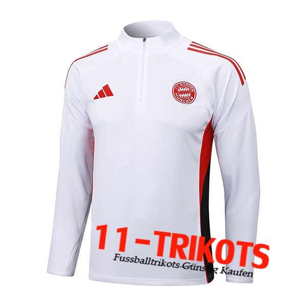 Bayern Munchen Training Sweatshirt Weiß 2025/2026