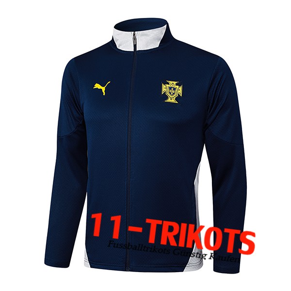 Portugal Trainingsjacke Blau/Weiß 2025/2026