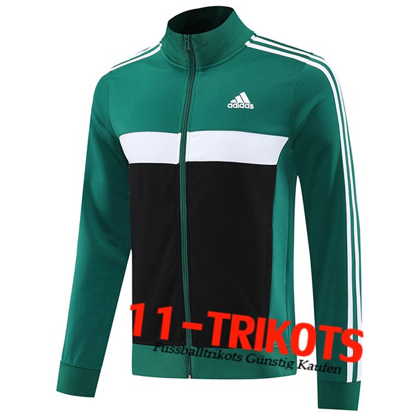 Adidas Trainingsjacke Grün/Schwarz/Weiß 2025/2026