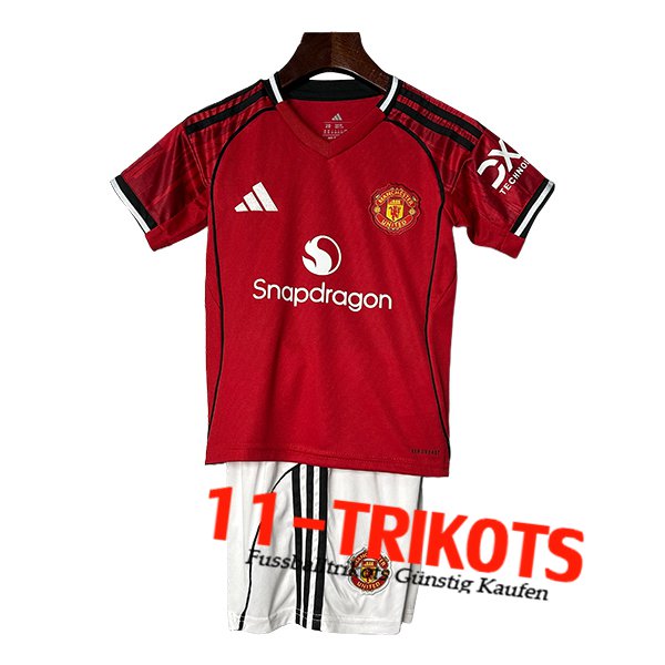 Manchester United Kinder Heimtrikot 2025/2026