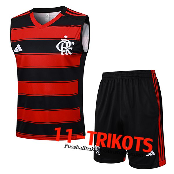 Flamengo Trainings-Tanktop Rot/Schwarz 2025/2026 -02