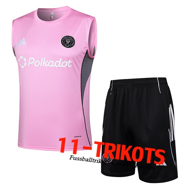 Inter Miami CF Trainings-Tanktop Rosa/Grau 2025/2026
