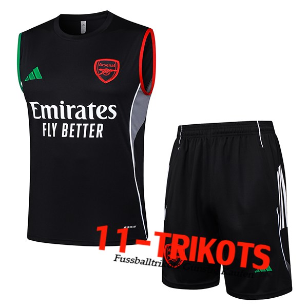 Arsenal Trainings-Tanktop Schwarz/Grau 2025/2026