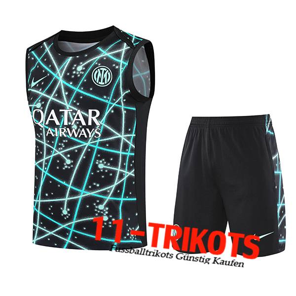 Inter Milan Trainings-Tanktop Schwarz/Blau 2025/2026