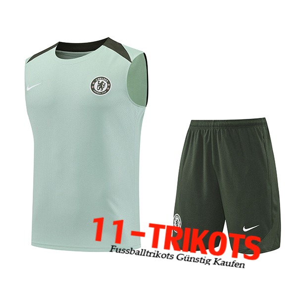 FC Chelsea Trainings-Tanktops FGrün 2025/2026 -02