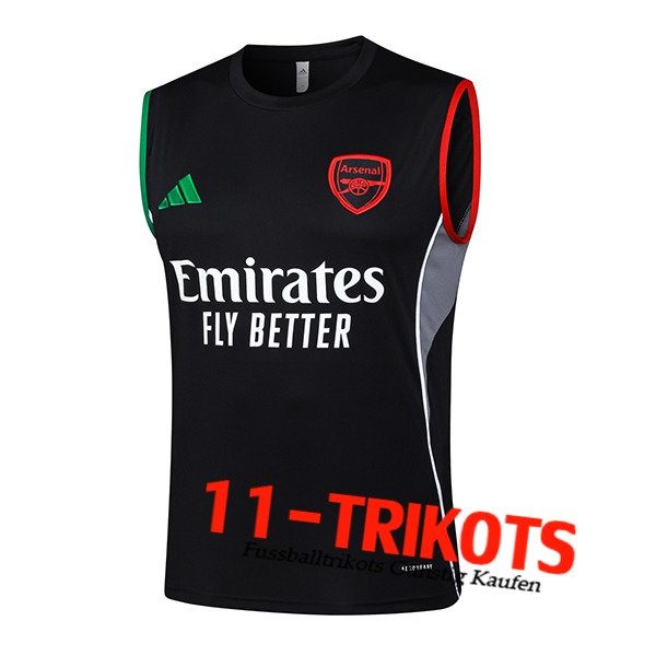 Arsenal Trainings-Tanktop Schwarz/Grau 2025/2026