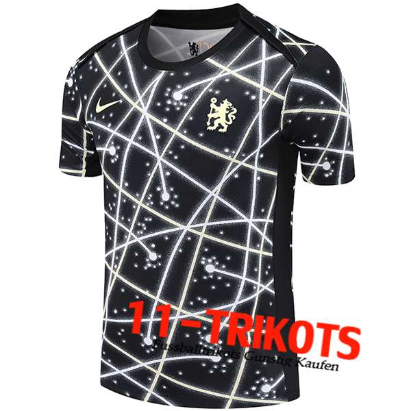 FC Chelsea Trainingstrikot Schwarz/Weiß 2025/2026