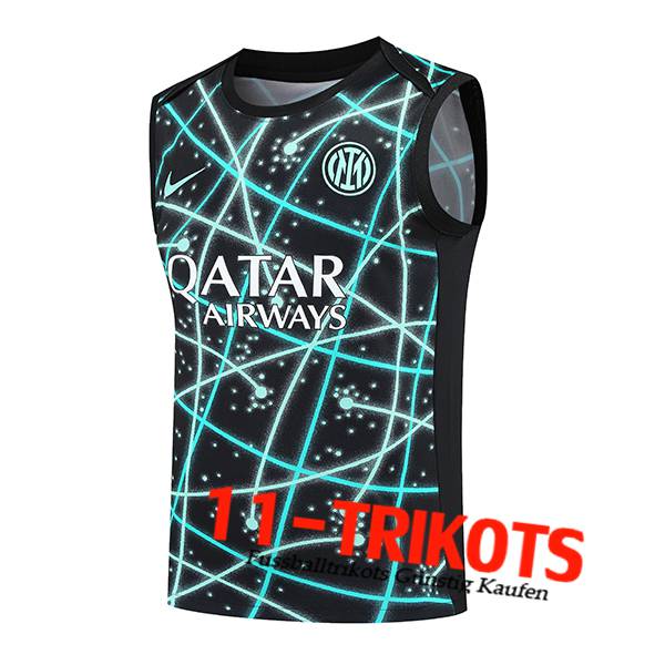 Inter Milan Trainings-Tanktop Schwarz/Blau 2025/2026